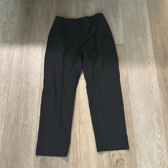 NWT! Banana Republic Black High-Rise Slim Italian Wool Ankle Pant - Multiple🔹🤎 - Picture 5 of 6